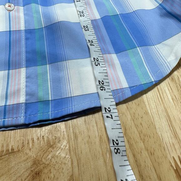 Tommy Bahama NWT Siesta Key Brisbane Plaid IslandZone Shirt Size XS Lightweight - Picture 11 of 11